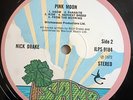 Nick Drake LP Pink Moon UK Pink Island Rim 1st Press FANTASTIC VINYL & AUDIO