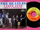 THE BEATLES - I Feel Fine - super clean 45 rpm with Picture Sleeve Capitol 5327