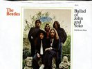 BEATLES RARE US WEST COAST SLEEVE/45 'BALLAD OF JOHN & YOKO' CURVED TOP 1969