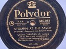 CHARLIE CHRISTIAN, MINTON’S ’STOMPIN’ AT THE SAVOY’ POLYDOR 78 THELONIUS MONK