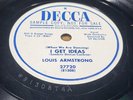 SUPER RARE DECCA NY 78 RPM PROMO LOUIS ARMSTRONG I Get Ideas 27720