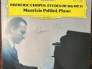 SIGNED By Maurizio Pollini – Études Op. 10 & Op. 25 LP rare signature