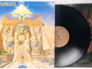 1st press heavy metal vinyl lp IRON MAIDEN Powerslave 1984 Capitol AD textured