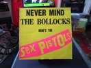 Sex Pistols Never Mind The Bollocks Pre Main Press A1/B3 Blank Back Patent Inner