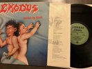 EXODUS Bonded By Blood Vinyl LP  1st Pressing Combat Torrid Green Label EX