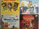 Disney Children's 4 vinyl LP lot- Brer Rabbit - Peter Pan - Winnie The Pooh - Oz