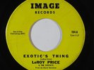 Funk/Deep Soul 45 LEROY PRICE Exotic's Thing/Love Is A True Foundation on Image