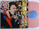 ELVIS PRESLEY Elvis' 40 Greatest RCA 2XLP VG++ uk pink vinyl repress & catalog k