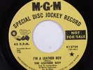 Garage Mod Psych 45 LEATHER BOY I'm A Leather Boy MGM promo HEAR o