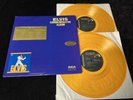 ELVIS PRESLEY 2LP COMMEMORATIVE ALBUM RARER VERSION W/TITLE STICKER GOLD VINYL