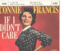 CONNIE FRANCIS-4-SONG HARD COVER-EP+45--(IF I DIDN'T CARE+3 OTHERS)--PS--PIC