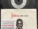 Haddaway - What Is Love 7'' Vinyl Single 1993 CLEANED/TESTED VG+/VG VIDEO CLIP