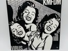 KMFDM -VIRUS + M&F 244(High And Geil) WAXTRAX Indust. EDM WAX9108