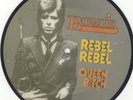 David Bowie Rebel Rebel 7” Vinyl Pic Disc German import New Mint