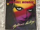 1st PRESS Michael Monroe COLOR INLAY Nights Are So Long FINLAND  YAHOO 105 EX