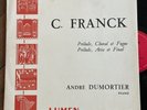 André Dumortier RARE  ED1 France Lumen lp DG LD 3-701 C Franck Piano Prelude