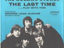 ROLLING STONES-PICTURE SLEEVE + 45--(THE LAST TIME)--PS--PIC--SLV