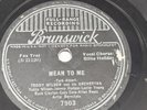 Mean to Me/I'll Get By BILLIE HOLIDAY 78 RPM BLUES G+ RARE