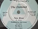 THE DAMNED New Rose (Rare 1985 UK 'A' label DJ promo 7