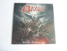 SAXON HELL FIRE AND DAMNATION RED MARBLED 180G VINYL LP NEW SEALED