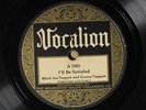 Blind Joe Taggart and Emma Taggart - I'll Be Satisfied - VOCALION 1063 V+