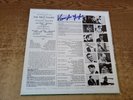 AUTOGRAPHED Vaughn Meader 1960s EXCELLENT THE FIRST FAMILY 3060  LP33
