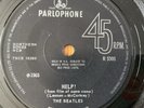 The Beatles Help  45 Single Rare SOLID Centre Parlophone Rims Ex+ Superb / Rare