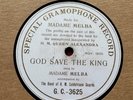 78Rpm, Soprano, Nellie Melba 'God Save The King' Rare 10