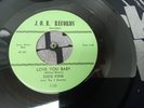EDDIE KING LOVE YOU BABY US J.O.B.LABEL SUPER RARE ROCKIN BLUES