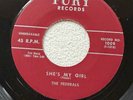 The Federals on FURY 1009 “She’s My Girl” rare r&b vocal group 45 rpm record