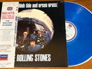 The ROLLING STONES Big Hits High Tide and Green Grass japanese BLUE vinyl LP obi