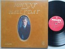 JOHNNY chante HALLYDAY  1965 LP 33T  POCHETTE VELOURS PHILIPS 77484 MONO
