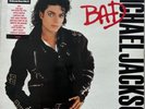 MICHAEL JACKSON BAD VINYL LP RECORD + WORLD TOUR PROGRAM 1988, EPIC 450290