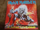LP IRON MAIDEN A Real Live One 1993 First Pressing Inner Sleeve