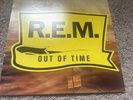 OG  1991 REM Album OUT OF TIME Record 1ST PRESS Vinyl Lp R.E.M.
