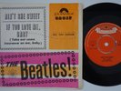BEATLES Ain't She Sweet RARE Sweden 45 first press SCROLL LABEL swedish HEAR