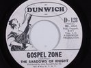Garage Mod Psych 45 SHADOWS OF KNIGHT Gospel Zone DUNWICH promo HEAR r