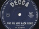 NASHVILLE TEENS 45: FIND MY WAY BACK HOMEDE/DEVIL-IN-LAW AUSSIE  DECCA 7214  EX-