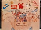 John Lennon Walls and Bridges LP Vinyl 1974 US Apple SW-3416 w/ Posters