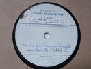 DEROY SOUND SERVICE Rare UK Folk Private Press Acetate 7