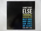 Cannonball Adderley Somethin' Else Blue Note GXF 3001 Japan  VINYL LP