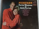 PORTER WAGONER & DOLLY PARTON - Just Between You And Me, LP VG+, Cover VG+ shrin