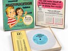 Vintage 1956 Musical Multiplication Tables 5 Record Set 11 Quiz Cards Complete