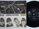 BEATLES Penny Lane / Strawberry Fields Forever RARE Denmark 45 danish MAP SLEEVE