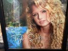 Taylor Swift Signed Self Titled Debut RSD Crystal Clear Turquoise Vinyl /250