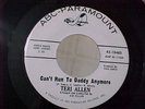 TERI ALLEN - POPCORN NORTHERN SOUL - PROMO - CAN'T RUN TO DADDY ANYMORE - NM