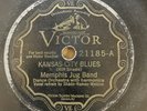 Memphis Jug Band 78 KANSAS CITY BLUES/STATE OF TENNESSEE BLUES Victor 21185 (V-)