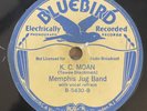 Memphis Jug Band 78RPM K.C. MOAN/KANSAS CITY BLUES Bluebird 5430 (V)