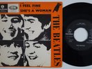 BEATLES I Feel Fine ORANGE VARIANT superb cond Sweden 45 swedish HEAR