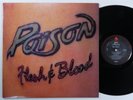 POISON Flesh & Blood ENIGMA/CAPITOL LP VG+ club edition x